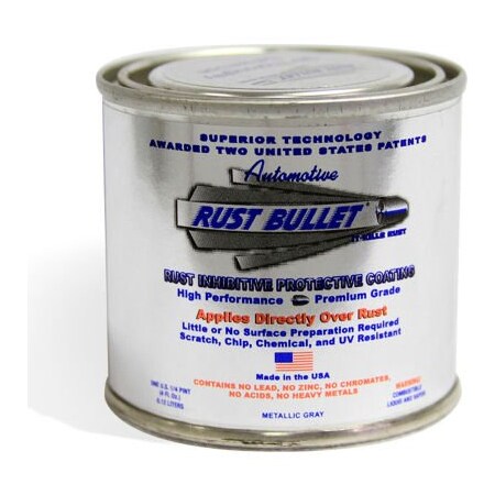 Rust Bullet Llc Rust Bullet Automotive Formula Rust Inhibitive Coating 1/4 Pint Can RBA49